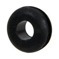 5/8" Groove Dia. Black Vinyl Round Grommet - Package of 25