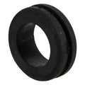 21/32" Groove Dia. Black Vinyl Round Grommet