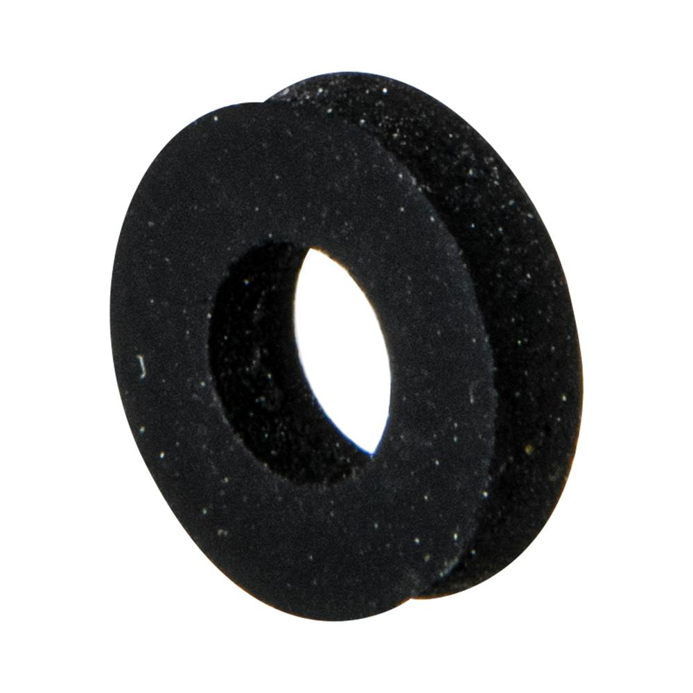 0.17" ID x 0.375" OD x 0.093" Thick Black Neoprene Flat Washer for #10 Screw Size - Package of 100