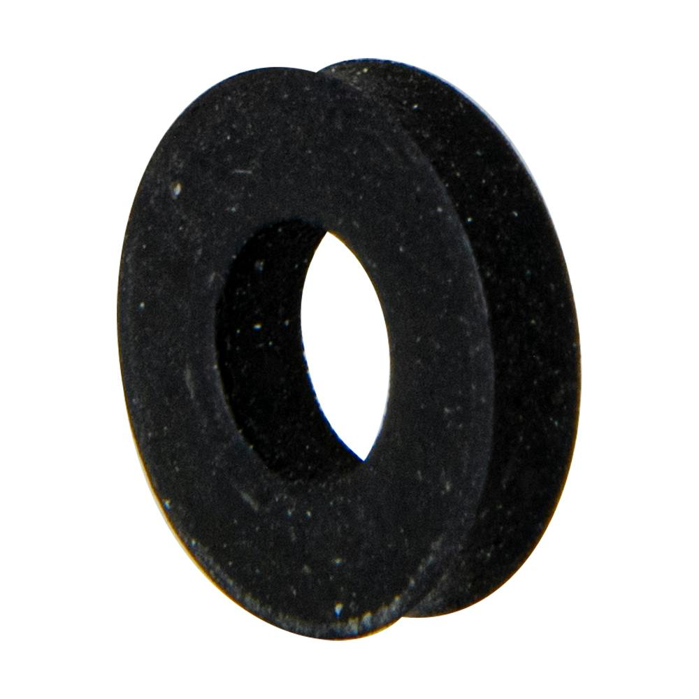 0.195" ID x 0.437" OD x 0.093" Thick Black Neoprene Flat Washer for #12 Screw Size - Package of 100