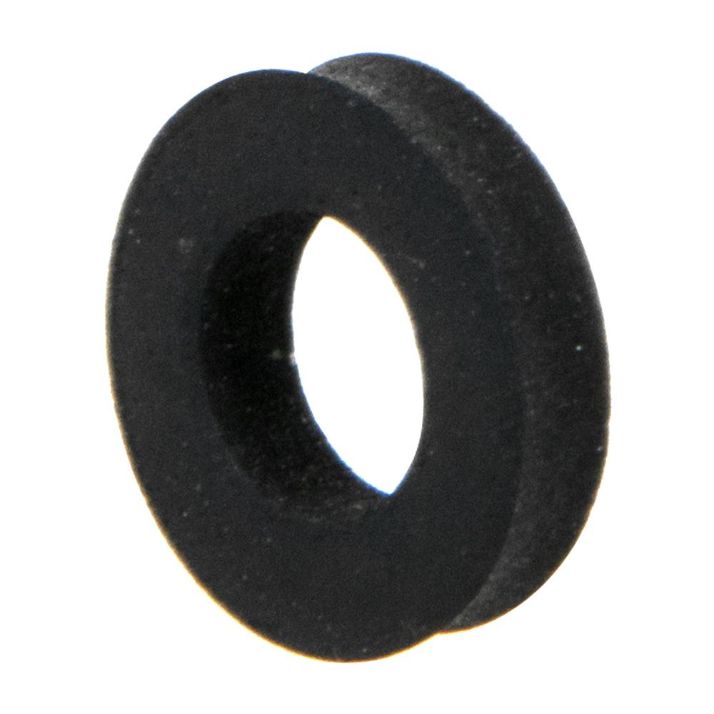 0.29" ID x 0.562" OD x 0.125" Thick Black Neoprene Flat Washer for 5/16" Screw Size - Package of 100
