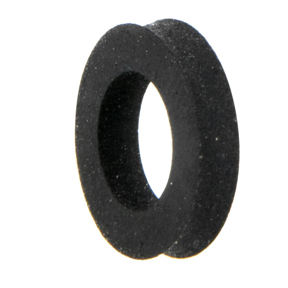 0.355" ID x 0.625" OD x 0.125" Thick Black Neoprene Flat Washer for 3/8" Screw Size - Package of 100