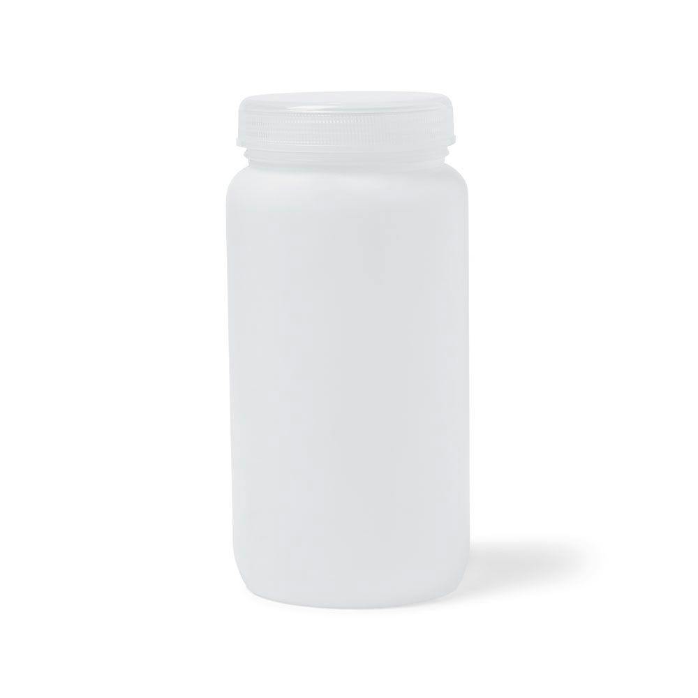 2000mL Wide Mouth Natural Polypropylene Reagent Bottle with 100/415 Polypropylene Cap