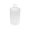 2000mL Narrow Mouth Natural Polypropylene Reagent Bottle with 38/430 HDPE Cap - Case of 6