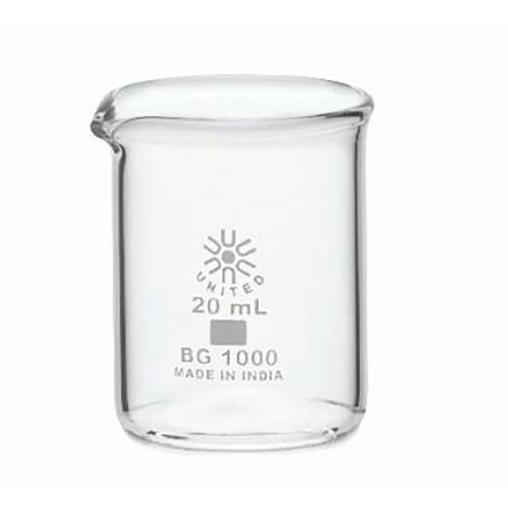 20mL Low Form Glass Beaker