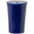Size 0 Solid Blue Silicone Stopper - Package of 12