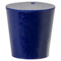 Size 3 Solid Blue Silicone Stopper - Package of 12