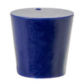 Size 4 Solid Blue Silicone Stopper - Package of 12