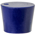 Size 6 Solid Blue Silicone Stopper - Package of 12