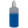 30mL (1 oz.) Natural LDPE Cylindrical Bottle with 13/415 Natural Dropper Tip & White Cap - Case of 12
