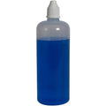 125mL (4 oz.) Natural LDPE Cylindrical Bottle with 13/415 Natural Dropper Tip & White Cap - Case of 12