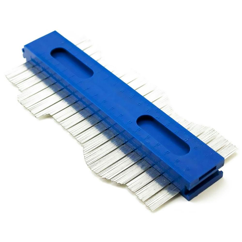 7-1/2" Contour Gauge with Blue Plastic Frame & Metal Pins