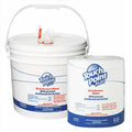 6" W x 8" L Citrus-Scented TouchPoint® Plus Disinfecting Surface Wipes - Roll of 900 & Dispensing Bucket