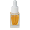 15mL Clear Tall Slim Square Glass Bottle with 18/415 Smooth White Cervino Dropper Cap with White Rubber Bulb & Ball Tip Glass Pipette
