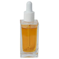 30mL Clear Square Glass Bottle with 18/415 Smooth White Cervino Dropper Cap with White Rubber Bulb & Ball Tip Glass Pipette