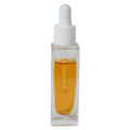50mL Clear Square Glass Bottle with 18/415 Smooth White Cervino Dropper Cap with White Rubber Bulb & Ball Tip Glass Pipette