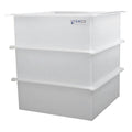 140 Gallon Polypropylene High Temperature Tamco® Tank - 30" L x 30" W x 36" Hgt.