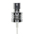 18/415 Silver Metal Finger Sprayer with Swirl Collar & 3.46" (88mm) Dip Tube