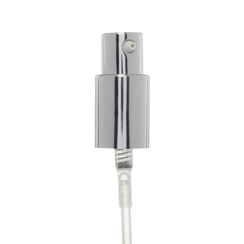 18/415 Silver Metal Treatment Pump with Smooth Collar & 3.07" (78mm) Dip Tube