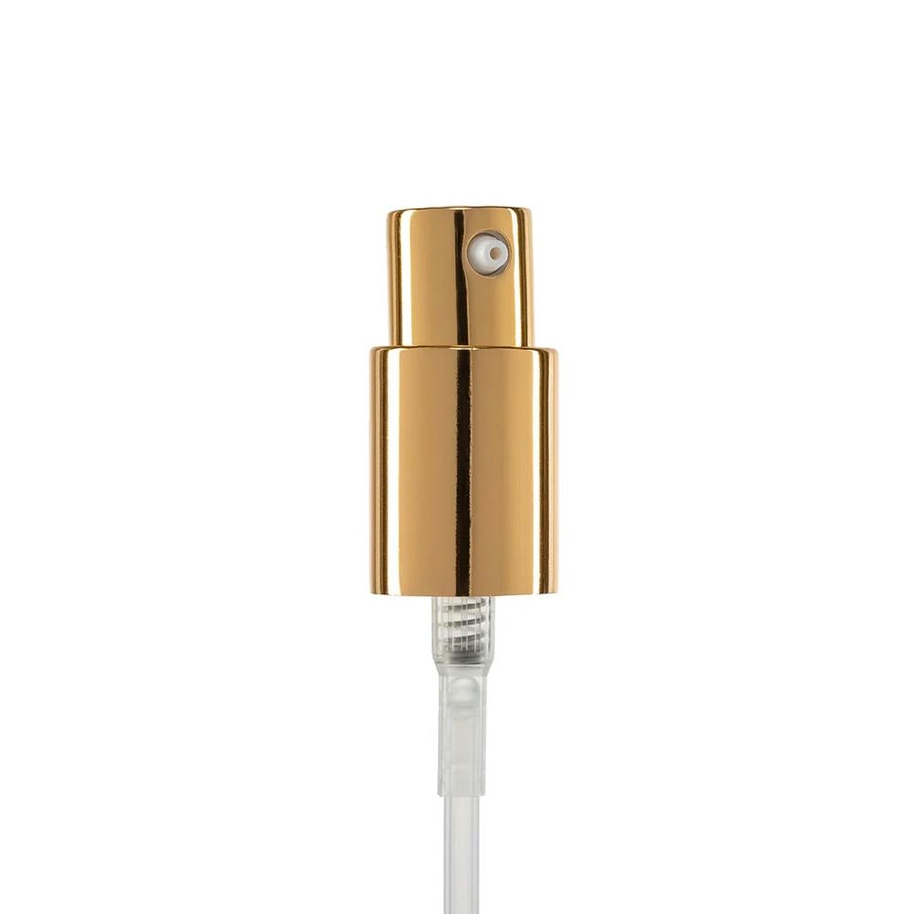 18/415 Gold Metal Treatment Pump with Smooth Collar & 3.07" (78mm) Dip Tube
