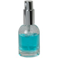 30mL Clear Begonia Dome Round Glass Bottle with 18/415 Silver Metal Finger Sprayer with Smooth Collar & Overcap