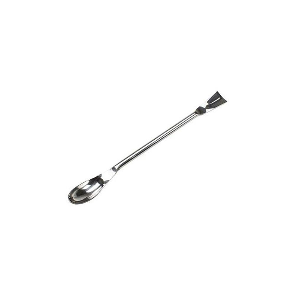 155mm L Stainless Steel Offset Spoon Spatula with 5° Offset