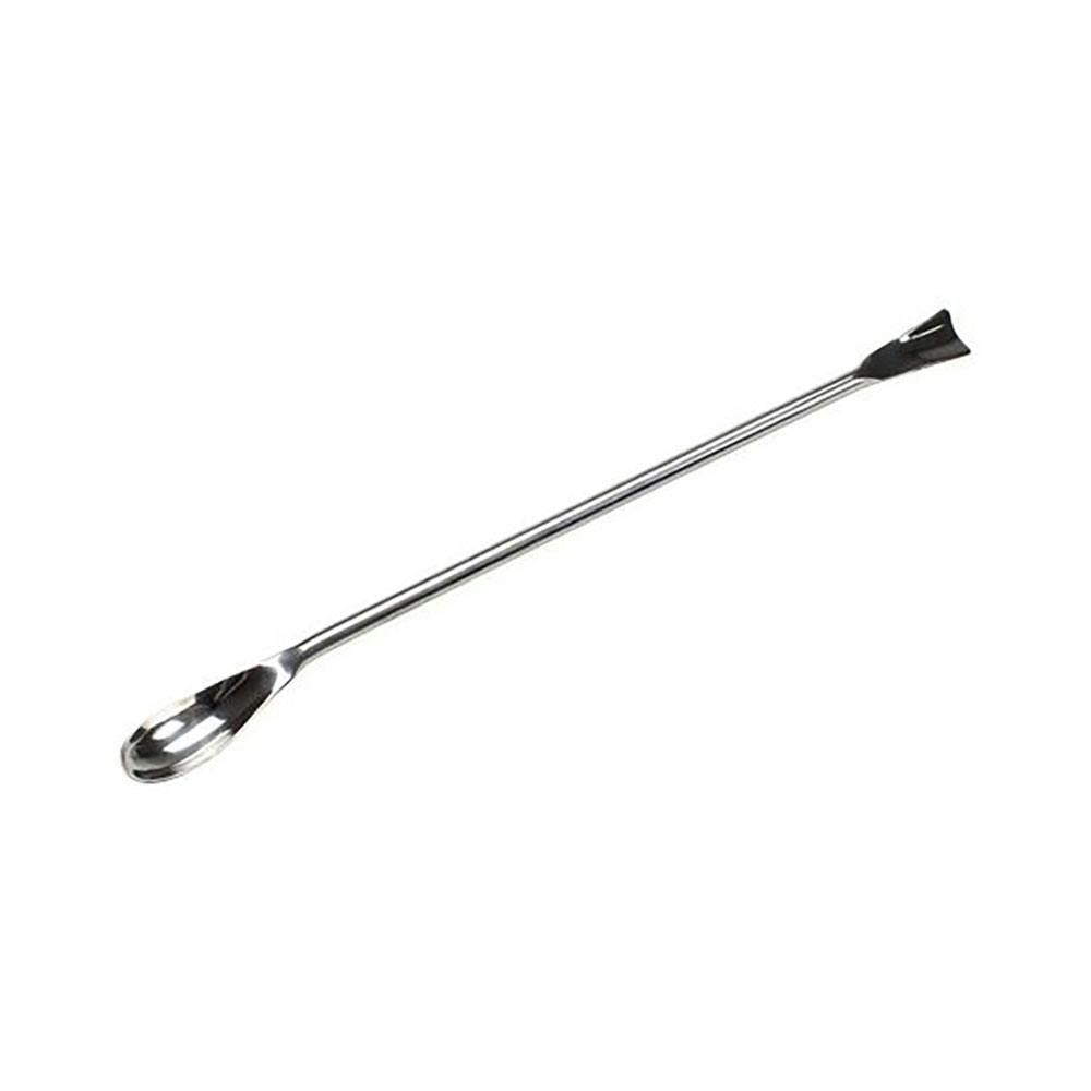 210mm L Stainless Steel Offset Spoon Spatula with 5° Offset