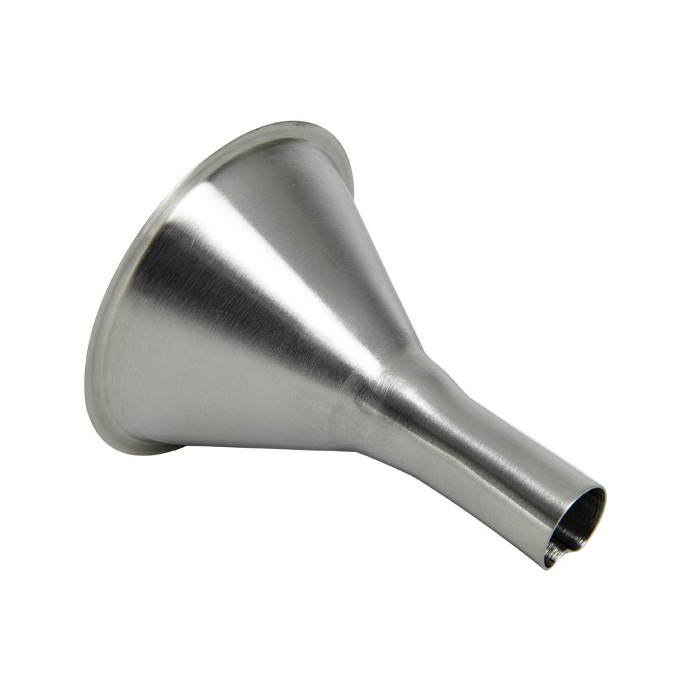 1.97" Top Dia. Stainless Steel Funnel without Handle & 0.47" OD Spout