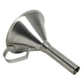3.15" Top Dia. Stainless Steel Funnel with Handle & 0.47" OD Spout