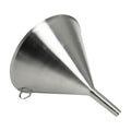 11.81" Top Dia. Stainless Steel Funnel with Handle & 0.79" OD Spout