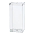 Clear Polystyrene Box with Flat Top Lid - 2-5/16" L x 2-5/16" W x 5-1/16" Hgt. (Case of 15)
