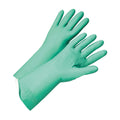 Size 9 Flock Lined Premium Nitrile Gloves 18 Mil