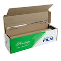 18" W x 2000' L x 30 Gauge Thick Clear PVC Food Service Film in Standard Cutter Box