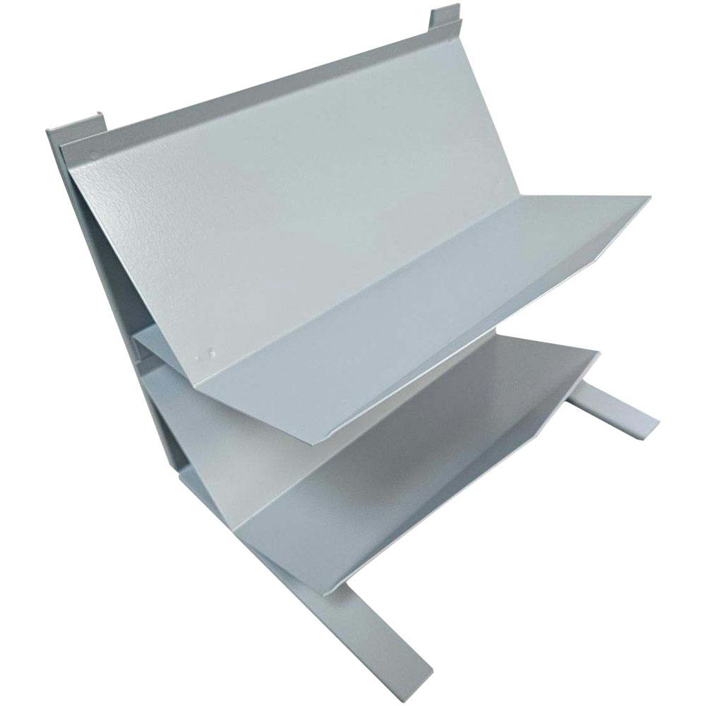 Double Tier Stainless Steel Dispenser for Perforated Wrap Rolls