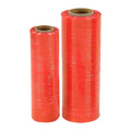 17" W x 1500' L x 80 Gauge Thick Red LLDPE Static Dissipative Hand Stretch Wrap - Case of 4
