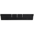 Black Width Dividers for 16-1/2" W x 4" Hgt. Quantum® Extra-Wide Shelf Bins - Package of 24