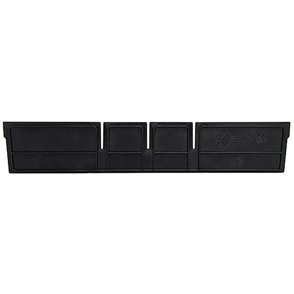Black Width Dividers for 16-1/2" W x 4" Hgt. Quantum® Extra-Wide Shelf Bins - Package of 24