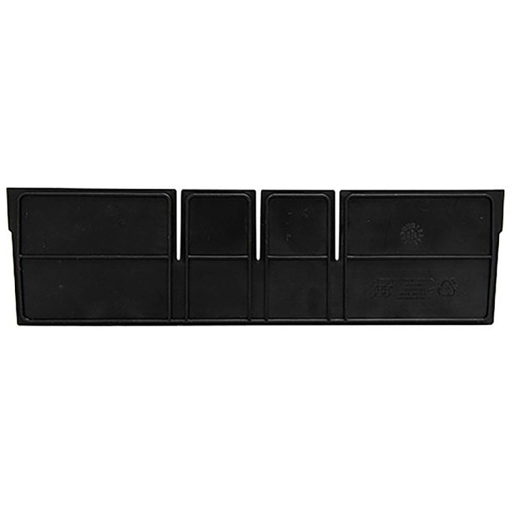 Black Width Dividers for 16-1/2" W x 6" Hgt. Quantum® Extra-Wide Shelf Bins - Package of 24