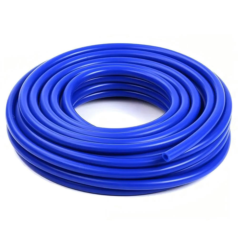 1/2" ID x 5/8" OD x 1/16" Wall Excelon Blue Platinum-Cured Silicone Tubing
