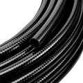 3/4" ID x 1.1" OD x 0.175" Wall Excelon Black Platinum-Cured Braided Silicone Tubing