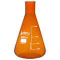 1000mL Narrow Mouth Amber Glass Erlenmeyer Flask
