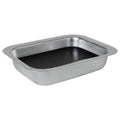 8" L x 6" W x 2" Hgt. Aluminum Dissecting Tray with Black Wax