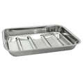 15" L x 12" W x 2" Hgt. Stainless Steel Dissecting Tray without Wax