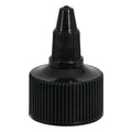 28/410 Black Twist Open/Close Dispensing Cap with 0.118" Orifice