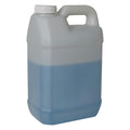 2-1/2 Gallon Natural HDPE (52% PCR Material) F-Style Jug with 63mm White Unlined Rieke® Cap