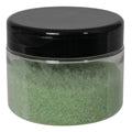 12 oz. Clear PET Straight-Sided Round Jar with 89/400 Black Snap-Top Cap