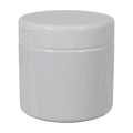 16 oz. White PET Straight-Sided Round Jar with 89/400 White Snap-Top Cap