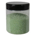 19 oz. Clear PET Straight-Sided Round Jar with 89/400 Black Snap-Top Cap