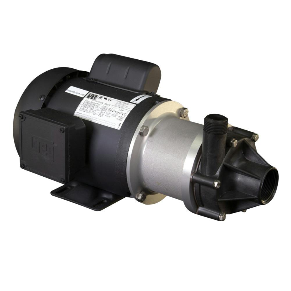 TE-7R-MD March® Magnetic Drive Polypropylene/Ryton® Pump with 3/4 HP, 115/230v, 1 Phase TEFC Motor