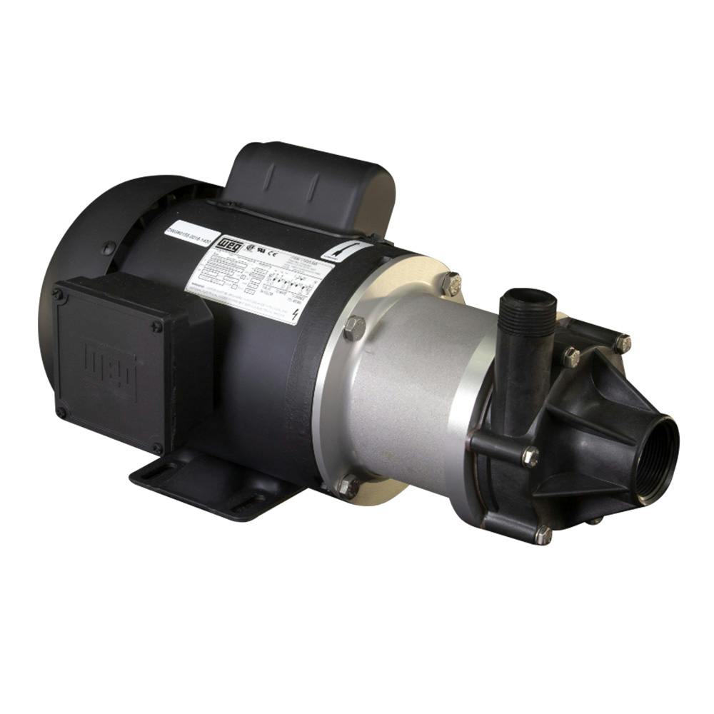 TE-7R-MD March® Magnetic Drive Polypropylene/Ryton® Pump with 1 HP, 115/230v, 1 Phase TEFC Motor